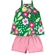 Conjunto De Alcinha kyly Feminino Infantil De Algodão 4/8 - 70178-VERDE