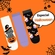 Kit 3 Pares Meia Soquete Cia da Meia Infantil Unissex Halloween E Capy Colors Bobbie Goods (P) - 83-OFF/LILAS/PTO