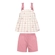 Conjunto Alakazoo! Feminino Infantil Blusa de Alças Com Shorts Malha Nikko 1/3 - R5522P-CLASSIC ROSA