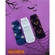 Kit 3 Pares Meia Soquete Cia da Meia Infantil Unissex Especial Halloween (M) - 83-AZUL/CINZA/PTO