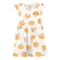 Vestido Manga Curta Alakazoo! Feminino Infantil Estampa Maça Malha Nikko 4/10 - R5823P-MACA LARANJA