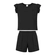 Conjunto Alakazoo! Feminino Juvenil Blusa Manga Curta Com Shorts Malha Nikko - 156-PRETO
