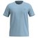 Camiseta Manga Curta Fico Masculina Adulto Em Malha Texturizada - AZUL COBALT-AZUL COBALT