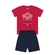 Conjunto Kamylus Masculino Juvenil Camiseta Estampa Tênis E Bermuda Moletinho - VM0025-AMORE