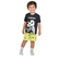 Pijama Manga Curta Kamylus Masculino Infantil "Dinossauro" Brilha no Escuro 4/10 - AZ0018-MARINHO