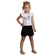 Conjunto Milon Feminino Infantil Blusa Bicicleta E Shorts Meia Malha 4/8 - 0001-BRANCO