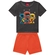Conjunto Kyly Masculino Infantil Camiseta Estampas Variadas e Bermuda Moletom 1/3 - 0483-MESCLA GRAFITE