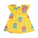 Vestido Manga Curta Kyly Infantil Doces Meia Malha Algodão 1/3 - 200030-AMARELO