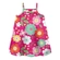 Vestido de Alcinhas Kyly Infantil Flores Em Algodão 4/8 - 40064-ROSA