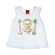 Blusa Regata Kyly Feminino Infantil Ursinha Em Algodão 1/3 - 1-BRANCO