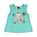 Blusa Regata Kyly Feminino Infantil Ursinha Em Algodão 1/3 - 70116-TURMALINA