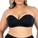 Sutiã Bustiê Plus Size Dilady Tomara Que Caia Com Bojo - 12-PRETO