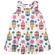 Vestido Regata Kyly Infantil Sorvetes Em Meia Malha de Algodão 4/8 - 0001-BRANCO