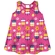 Vestido Regata Kyly Infantil Sorvetes Em Meia Malha de Algodão 4/8 - 400034-ROSA