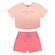 Conjunto Elian Beats Feminino Juvenil Blusa Cropped Com Shorts Moletinho - 4119-ROSA BOY