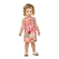 Vestido Regata Elian Infantil Estampado Em Meia Malha Algodão 1/3 - 4022-ROSA CHÁ