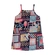 Vestido De Alças Elian Infantil Estampado Em Meia Malha Algodão 4/8 - 6751-MARINHO