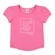 Blusa Manga Curta Elian Flor Em Puff Malha Trabalhada 4/8 - 4123-ROSA ASTROMELIA