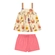 Conjunto Elian Feminino Infantil Batinha Regata Estampada e Shorts Em Cotton Leve 1/3 - 2029-MARFIM