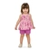 Conjunto Elian Feminino Infantil Batinha Regata Estampada e Shorts Em Cotton Leve 1/3 - 4022-ROSA CHÁ