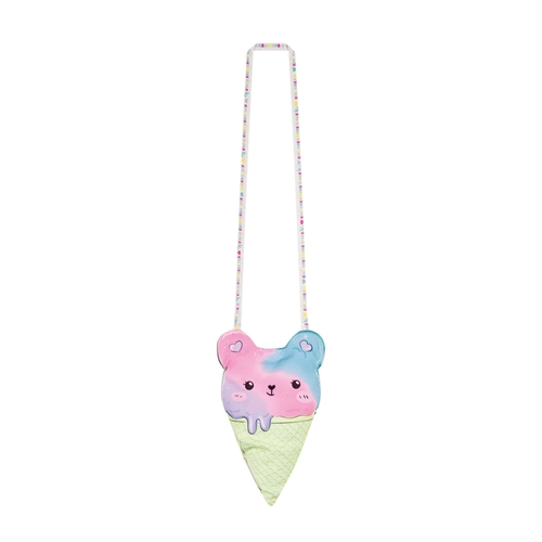 Vestido Manga Curta Com Bolsa Sorvetinho Kamylus Infantil Meia Malha Penteada 4/8