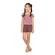 Conjunto Elian Feminino Infantil Blusa Malha Trabalhada E Shorts Em Tricoline 4/8 - 4022-ROSA CHÁ