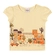 Blusa Manga Curta Elian Feminina Infantil Estampada Malha Mescla 1/3 - 3072-AMARELO