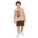 Conjunto Elian Masculino Juvenil Regata Jogos E Bermuda Moletom - 2039-BEGE JOAQUINA