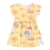 Vestido Manga Curta Elian Infantil Unicórnios Meia Malha Algodão 1/3 - 3100-AMARELO