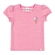 Blusa Manga Curta Elian Feminina Infantil Listrada Soverte 4/8 - 4123-ROSA ASTROMELIA