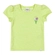 Blusa Manga Curta Elian Feminina Infantil Listrada Soverte 4/8 - 5120-VERDE SICILIANO