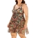 Maiô Saída Plus Size Banho de Mar Sem Bojo UV50+ - 1009-NATUREZA PISCODELICA
