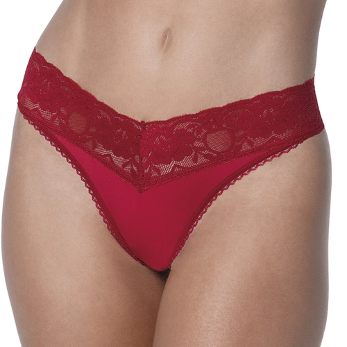 Calcinha Fio Dental DeMillus KissLove Com Renda
