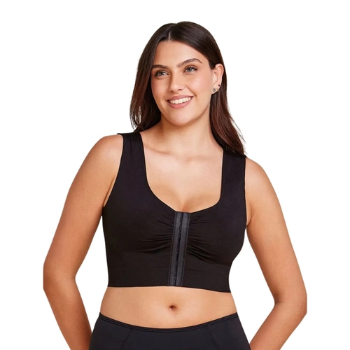 Sutiã Regata Fecho Frontal Fit Shape Hope Feminino Adulto Microfibra