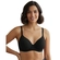 Sutiã Miss France Cobertura Completa Com Bojo Comfort E Aros Em Microfibra - PTO-PRETO