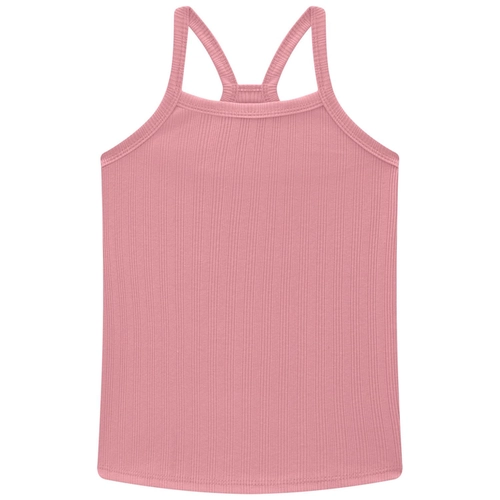Blusa Regata Nadador Kyly Juvenil Feminina Malha Canelada