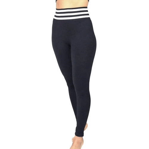 Calça Legging Fitness DelRio Adulto Canelada Sem Costura
