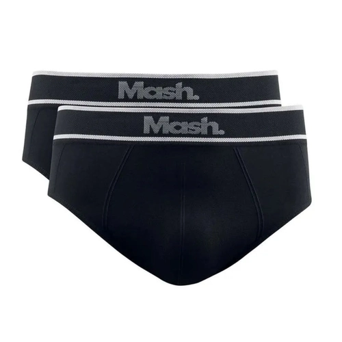 Kit 2 Cuecas Slip Mash Adulto Microfibra Sem Costura
