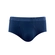 Cueca Slip Mash Canelada Com Abertura Viscose E Elastano - AZ09 -AZUL ESCURO
