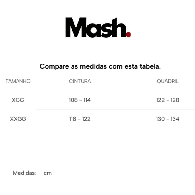 Tabela de Medidas