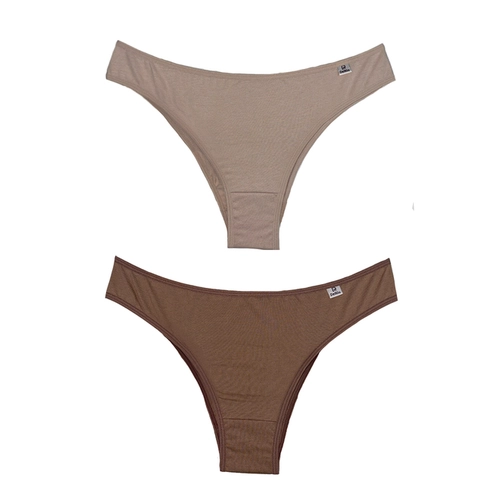 Kit 2 Calcinhas Biquíni DelRio Adulto 100% Algodão