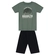 Conjunto Brandili Masculino Juvenil Camiseta Basquete Puff e Bermuda Moletom - 1777-BABOSA