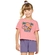 Conjunto Elian Feminino Juvenil Blusa Cropped E Shorts Moletinho - 4446-ROSA