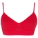 Sutiã Top Loba Lupo Adulto Sem Bojo Básico Sem Costura - 5650-VERMELHO