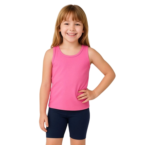Bermuda Ciclista Elian Feminina Juvenil Básico Em Cotton
