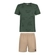 Conjunto Alakazoo! Masculino Infantil Camiseta Estampas Variadas Com Bermuda Moletom 4/10 - R5252P-FESTIVAL VERDE