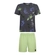 Conjunto Alakazoo! Masculino Infantil Camiseta Estampas Variadas Com Bermuda Moletom 4/10 - R5231R-DINO SK8 CINZA