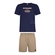 Conjunto Alakazoo! Masculino Juvenil Camiseta Oceanic Com Bermuda Moletinho - 016062-MARINHO ACTION