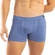 Cueca Boxer DelRio Adulto Flamê Microfibra Sem Costura - INDIGO BLUE-INDIGO BLUE
