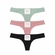 Kit 3 Calcinhas Biquíni Fio Dental Amo Lut Lingerie Adulto Em Microfibra Cores Sortidas - SORT.-SORTIDOS